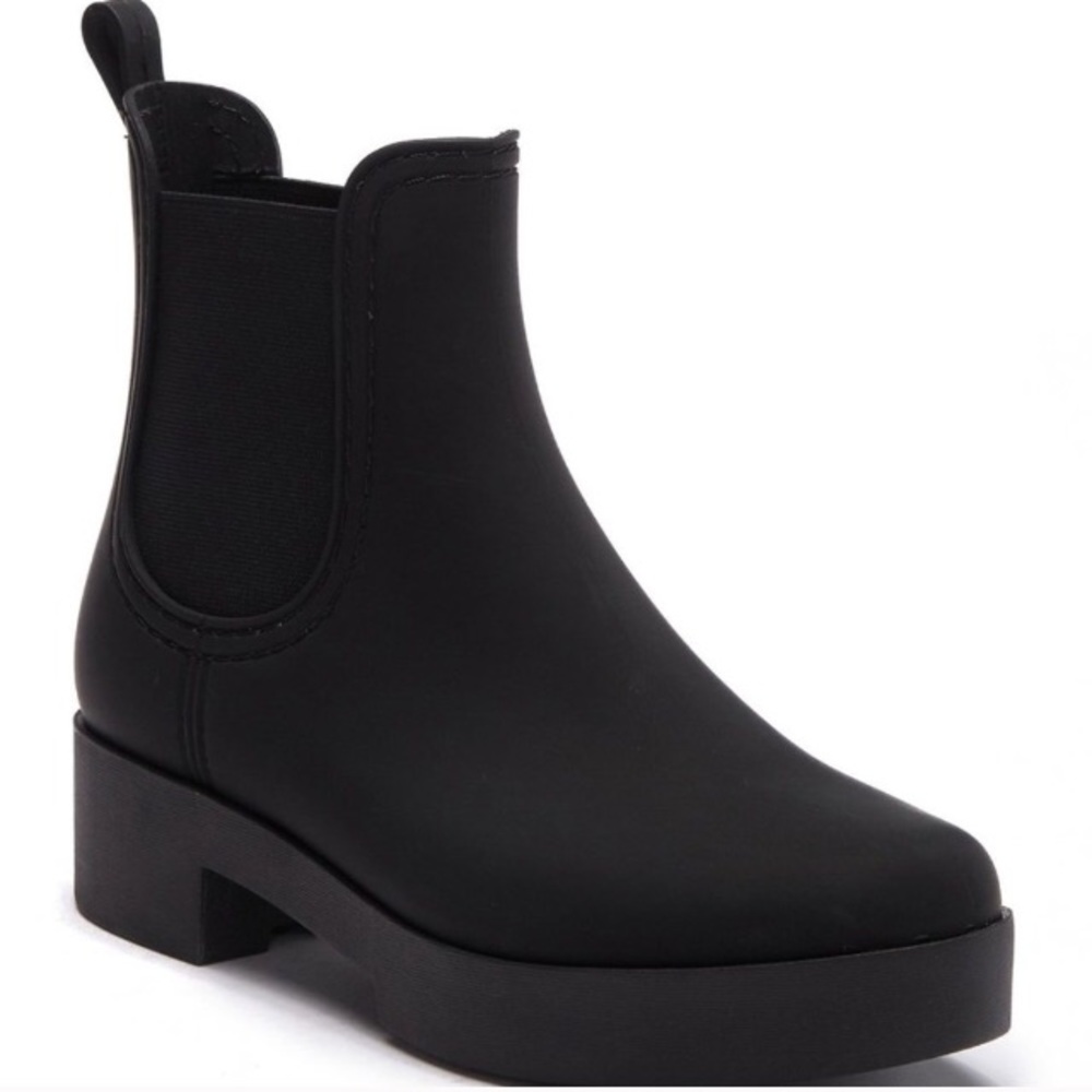 Jeffrey Campbell Hydra Platform Chelsea Rain Boots
